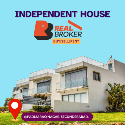 Independent House For sale in Padmarao Nagar, Secunderabad for Just INR 2.25 Crores