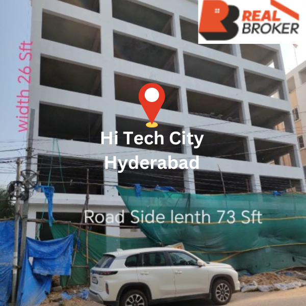 Modern Commercial Building for Rent in Hyderabad's HiTech City at ₹140,000/Month"