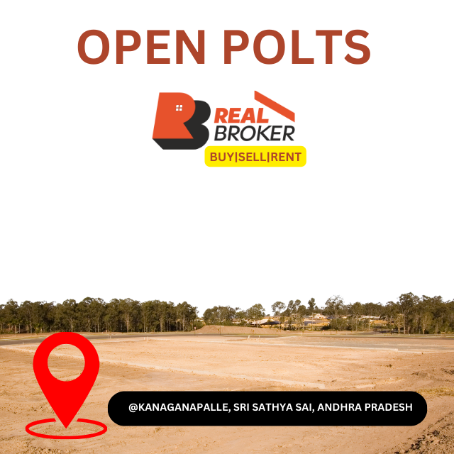 Open Plots for Sale in the Scenic Landscape of Maddhalacheruvu, Sri Sathyasai District, Andhra Pradesh