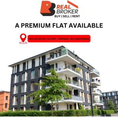 3BHK Flat for Rent at Just ₹30,000 per Month, Conveniently Located Behind Tarnaka Metro Station in Hyderabad