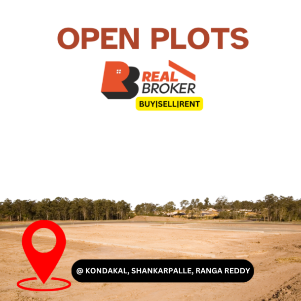 Exclusive Plots for Sale in the Serene Locale of Kondakal Shankar Palle, Rangareddy